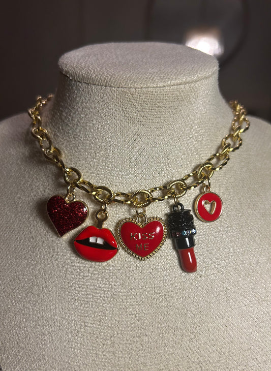 Pucker Up Necklace